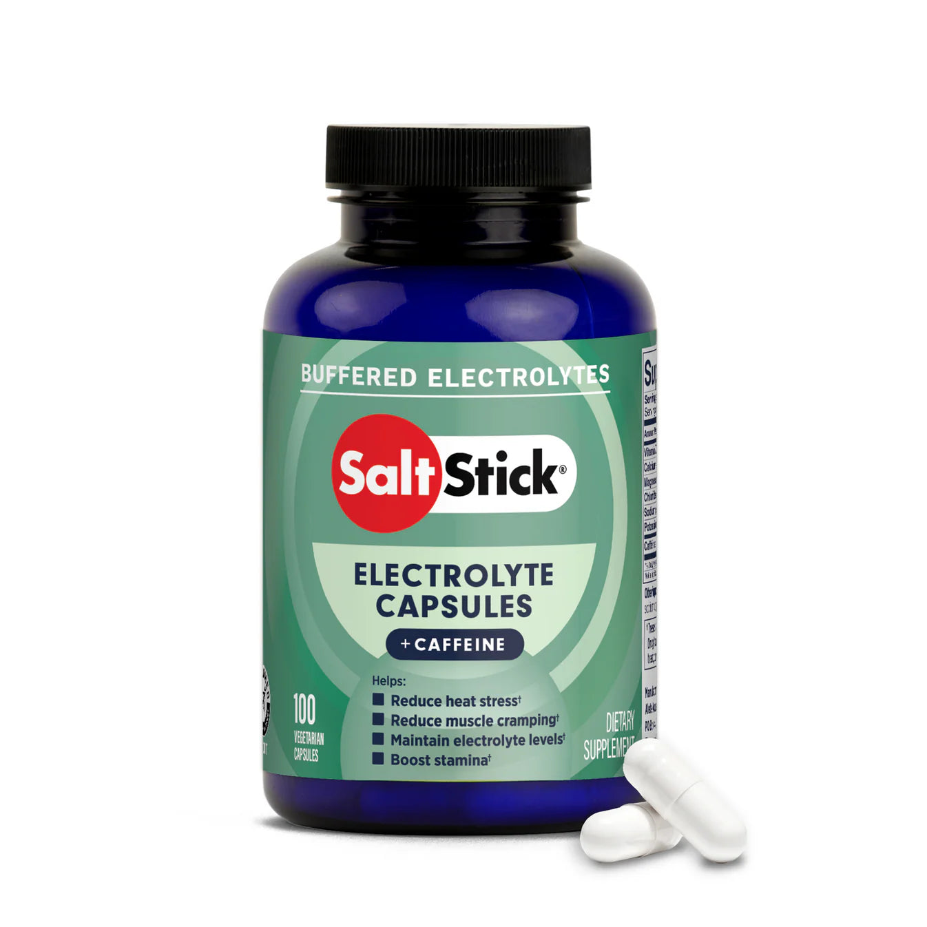 SaltStick Electrolyte Capsules + Caffiene