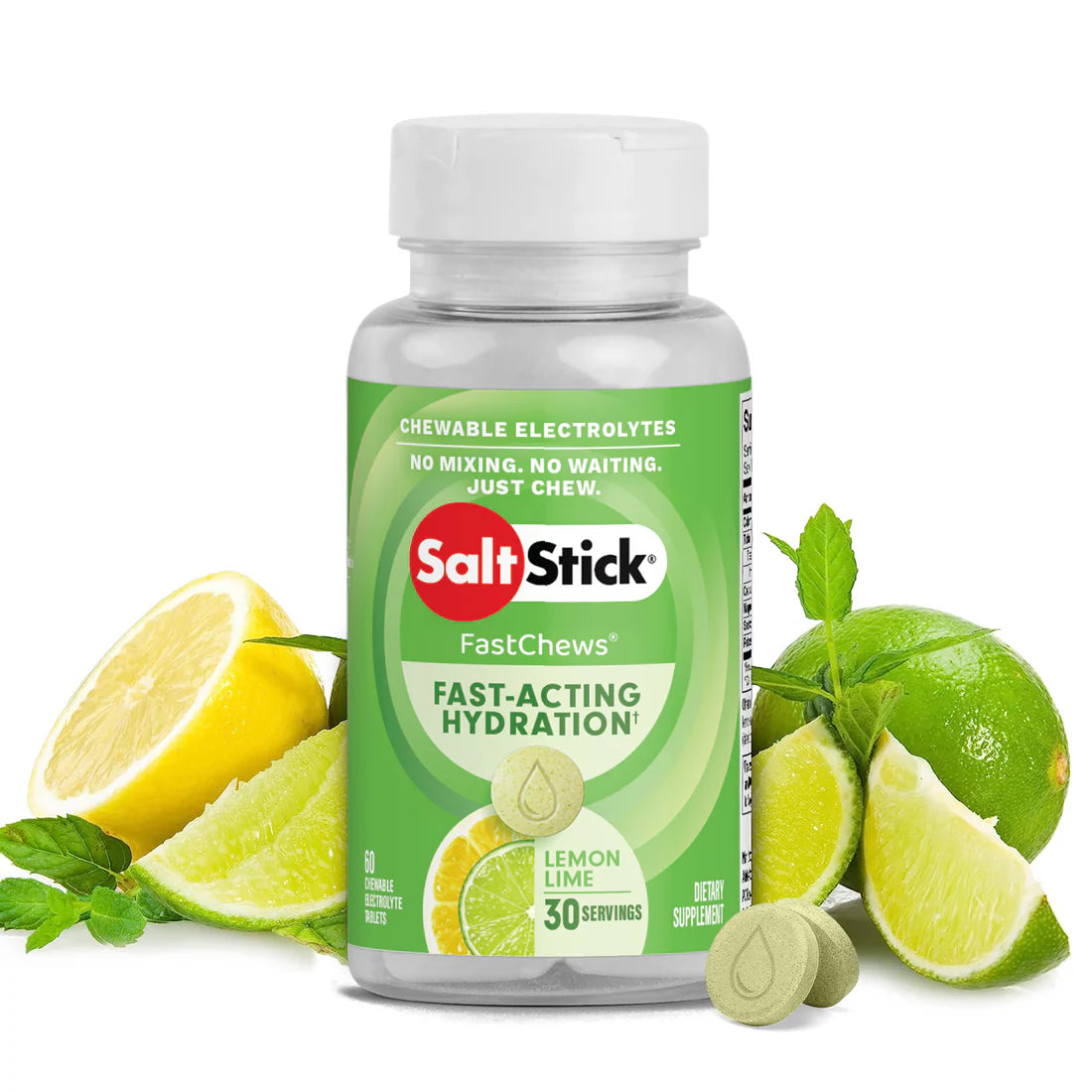 SaltStick Fast Chews Lemon Lime
