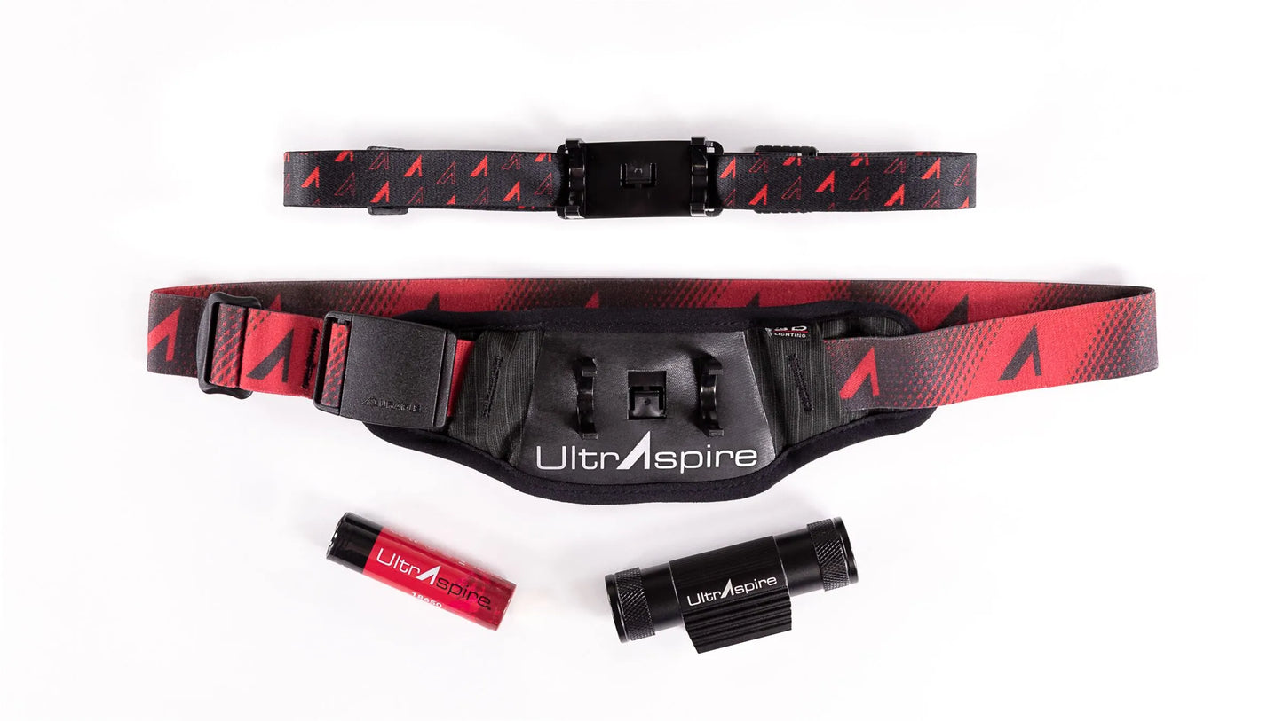 UltraSpire LUMEN 850 DUO WAIST LIGHT Black/Red