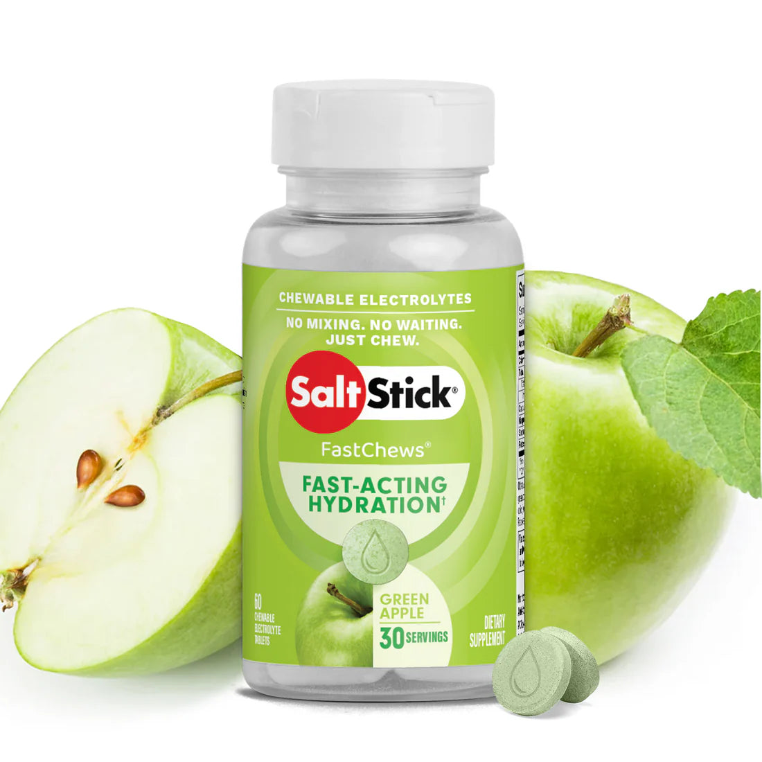 SaltStick Fast Chews Green Apple