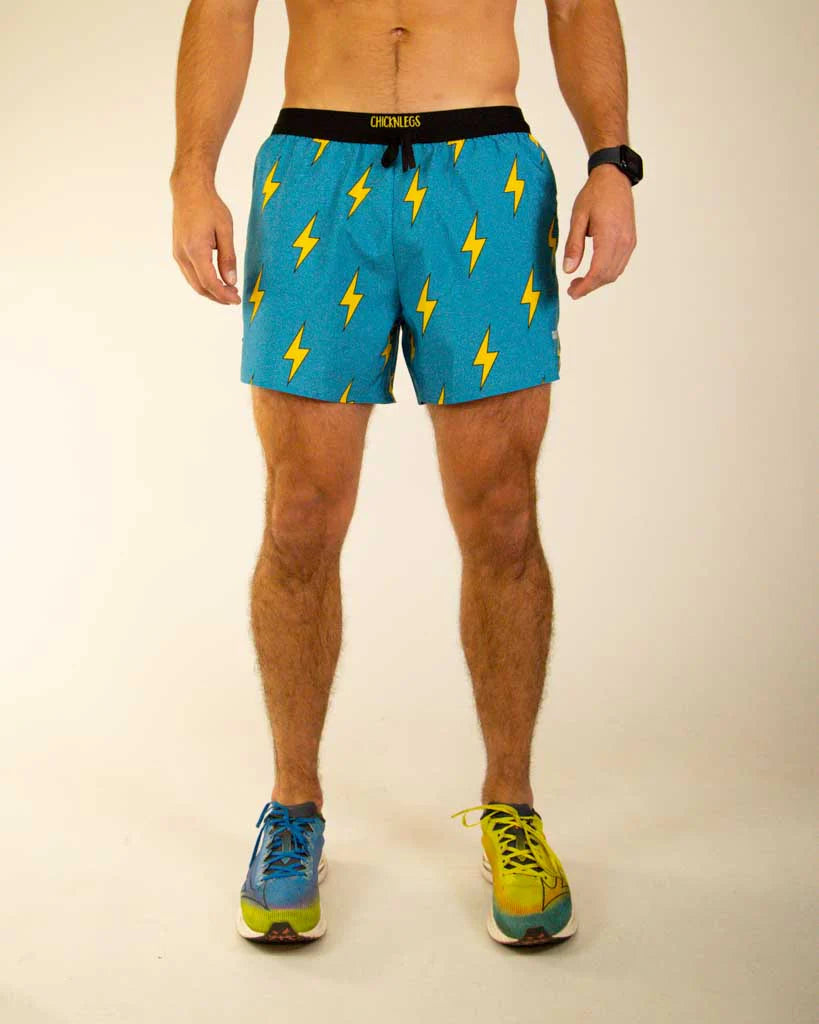 Chicknlegs Men's FIVE INCH DrawString Running Shorts w/Pockets