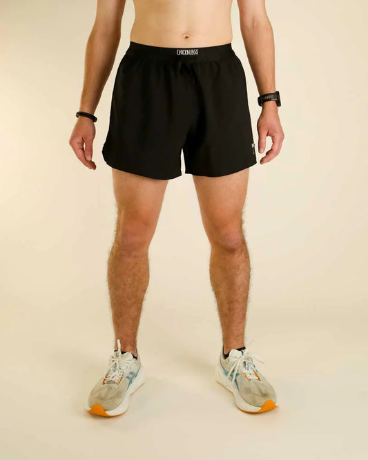 Chicknlegs Men's FIVE INCH DrawString Running Shorts w/Pockets