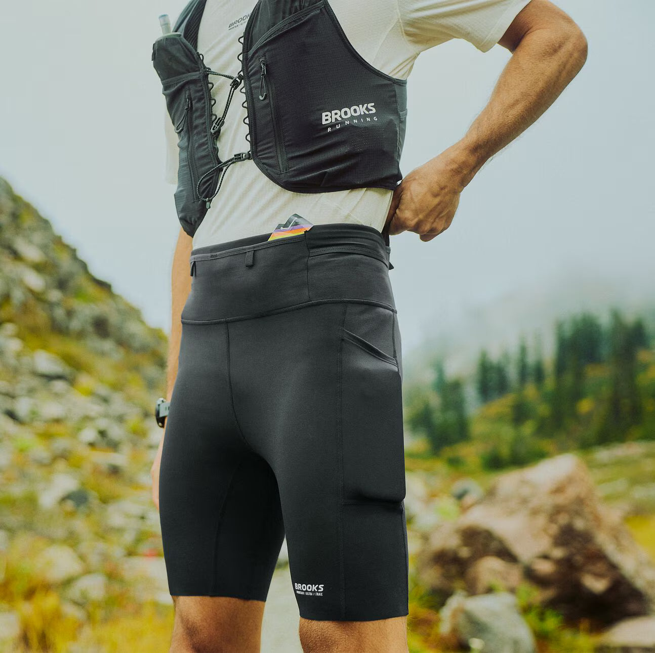 Brooks Men's Cascadia Half Tight